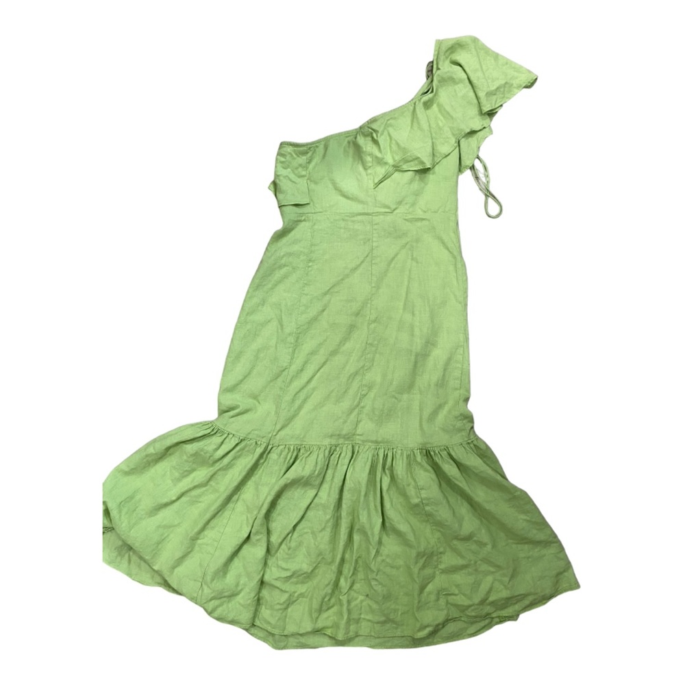 Urban Outfitters One Shoulder Green Dress, size Medium